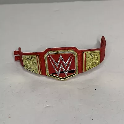 Buy WWE Red Universal Championship Title Belt-Mattel-Elite Accessory-VGC-For Figures • 5.99£