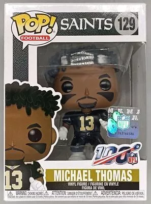 Buy Funko POP #129 Michael Thomas - NFL Saints - Damaged Box With Protector • 11.24£