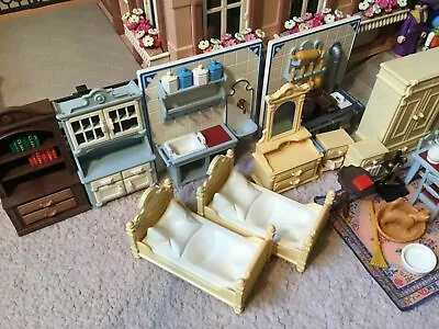 Buy Playmobil Victorian House Fully Furnished & Figures Vintage 5305 Mansion • 180£
