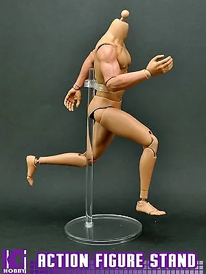 Buy PVC Clear Display Stand Fit 1/6 12  Hottoys Gi Joe Sideshow Blythe Action Figure • 9.18£