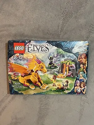 Buy Bnib Lego Elves 41175  Fire Dragons Lava Cave  -  Now Retired  • 9.99£