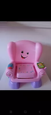 Buy Fisher-Price Smart Stages Pink Chair, Activity Chair Toy  With Sounds, Music... • 12.88£