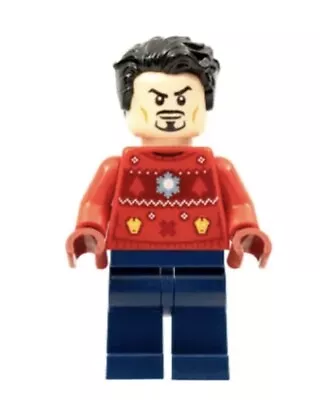 Buy | Lego Marvel Minifigure - Tony Stark Christmas Iron Man | • 4.99£