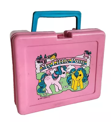Buy My Little Pony Lunchbox 1987 Bluebird Toys Pink Lunch Box Vintage Retro • 27.99£
