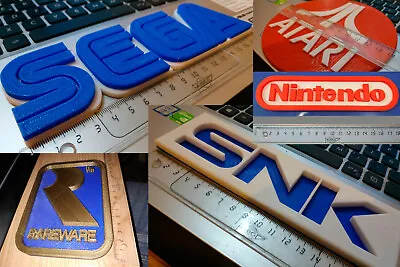 Buy Sega Atari SNK Nintendo Rareware Logo Sign Emblem Banner Lettering Logotype Rare • 15.59£