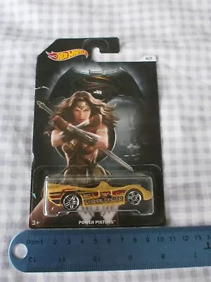 Buy Hot Wheels Batman Superman Dawn Of Justice Wonder Woman Power Pistons Car 6/7 • 7.99£