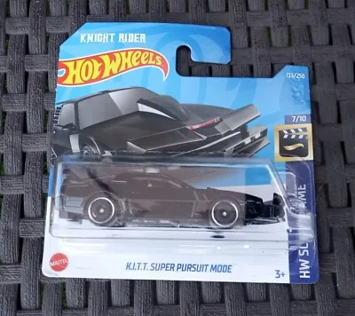 Buy Hot Wheels Knight Rider KITT Super Pursuit Mode NEW Sealed Short Card • 4£