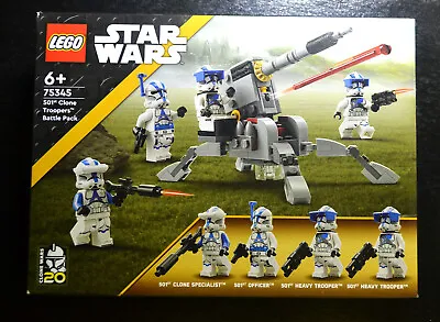 Buy New  LEGO 75345 Star Wars 501st Clone Troopers Battle Pack Set • 18.99£