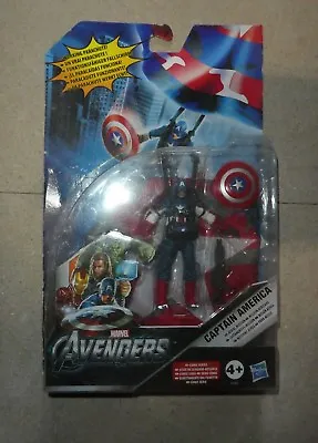 Buy MARVEL Captain America Walmart Parachute Avengers FIGURE Shield Hasbro • 19.99£