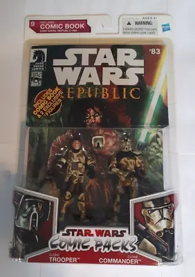 Buy Star Wars Comic Packs #9 Clone Trooper + Clone Commander Republic Legacy New Mib • 999.99£