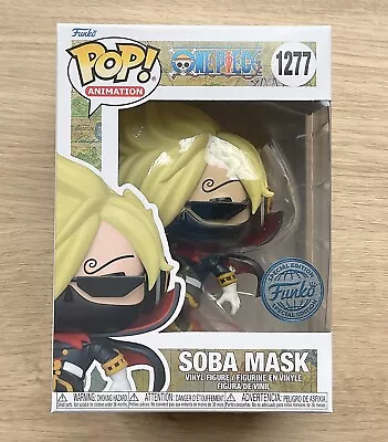 Buy Funko Pop One Piece Soba Mask #1277 + Free Protector • 24.99£