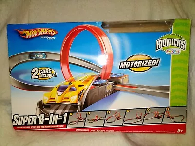Buy Hot Wheels Track Builder System Race Super 6-in-1 Set Vehicle With Extras • 94.49£