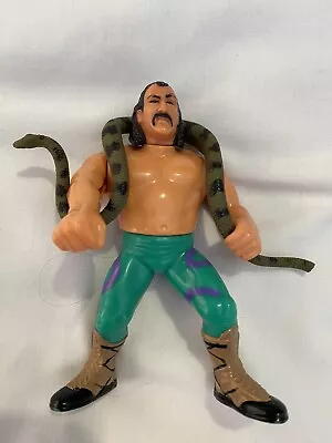 Buy Wwf Wwe Hasbro -  Jake The Snake Roberts With Snake -  Wrestling Action Figure • 9.99£