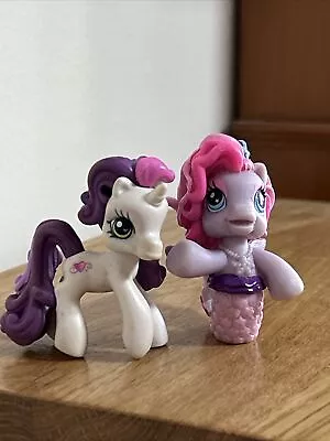 Buy My Little Pony G3 G3.5 Mini Figures Cake Topper Unicorn And Sea Pony Rarity • 1.50£