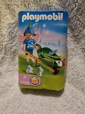 Buy Playmobil 4196 Blue Fairy With Wheelbarrow 2006 Brand New And Sealed Age 4+ • 6.50£