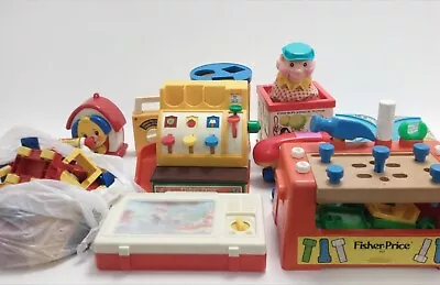 Buy Collection Of Vintage Children's Toys, Fisher Price, Vintage Toys - Used Cond • 9.99£