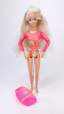 Buy Vintage 1993 Gymnast Barbie Doll Movable Articulate Mattel • 23.17£