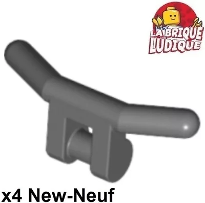 Buy LEGO 4x Minifig Handlebar Handlebar Tool Dark Grey/Dark Bluish Gray 30031 NEW • 1.19£