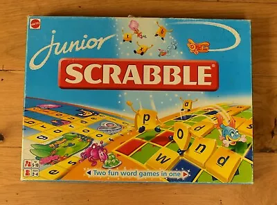 Buy Scrabble Junior Kids Board Game Mattel, Complete, VGC • 5.49£