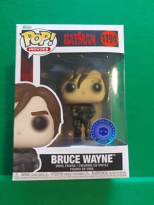 Buy The Batman Bruce Wayne (Robert Pattinson) Pop In A Box Exclusive Funko Pop • 9.50£