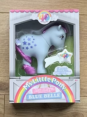 Buy My Little Pony G1 Retro Classic Blue Belle 40 Years Anniversary New • 19.99£
