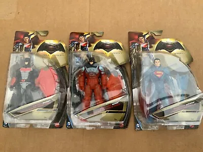 Buy 3 X Batman V Superman 6  Inch Action  Figure Epic Dc Comics Mattel New Sealed • 19.99£
