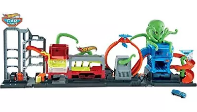 Buy Hot Wheels City Ultimate Octo Car Wash Playset With No-Spill Water Tanks & 1 • 88.99£