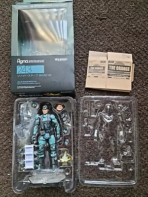 Buy Max Factory Metal Gear Solid 2 MGS2 Solid Snake Figure Figma #243 RARE • 90£