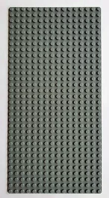 Buy Genuine Lego Baseplate 16x32. NEW. Dark Bluish Grey (25.4cm X 12.7 Cm) • 14.99£