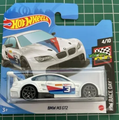 Buy Hot Wheels BMW M3 GT2 White HW Race Day Number 57 New And Unopened • 19.99£