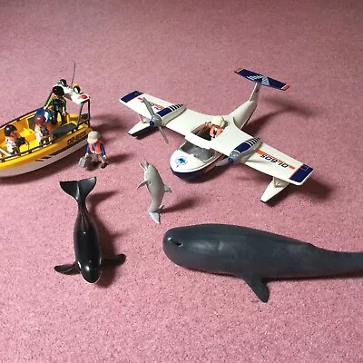 Buy Playmobil 5920 Whale Watching Sea Expedition  - Boat, Plane, Figures COMPLETE • 46.50£