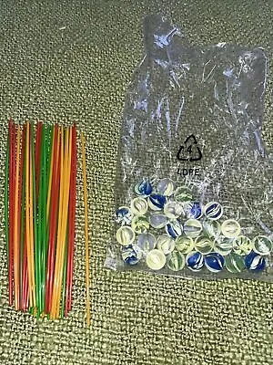 Buy Kerplunk Mattel 2013 Game Replacement Parts Marbles (30) And Sticks (30) • 23.14£