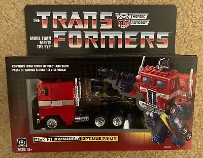Buy NEW Optimus Prime G1 Transformers Reissue Action Figures Boys Toys NEW In BOX  • 59.40£