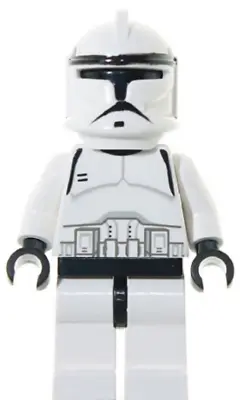 Buy NEW LEGO Clone Trooper (Phase 1) - Black Head FROM SET 4482 (sw0058) • 59.18£