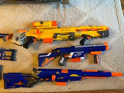 Buy Bundle Of 6 Nerf Guns And Accessories • 40£