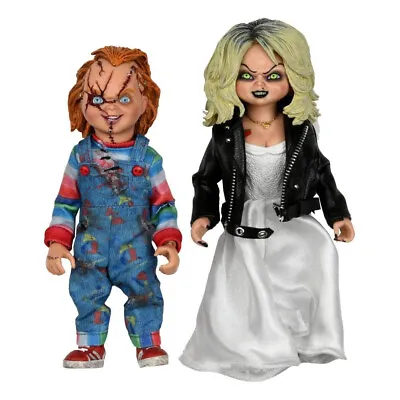 Buy Neca Child's Play - Retro Cloth Chucky & Tiffany - Bride Of Chucky • 74.74£