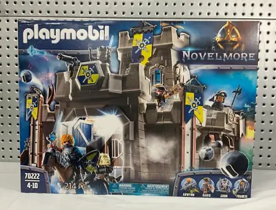 Buy Playmobil Knights 70222 Novelmore Castle Fortress Stone Thrower & Water Cannon • 49.99£
