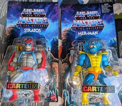 Buy 🦊 Masters Of The Universe Origins Cartoon Collection Merman Stratos In Hand • 59.99£
