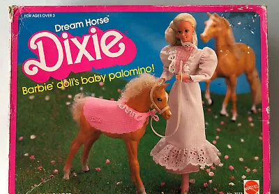 Buy 1983 Barbie Dixie Dream Horse Made In Taiwain Mib • 102.96£