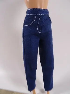 Buy Fashion Clothing For Barbie Or Similar Fashion Doll Denim Pants With Pants Pockets (13058) • 5.72£