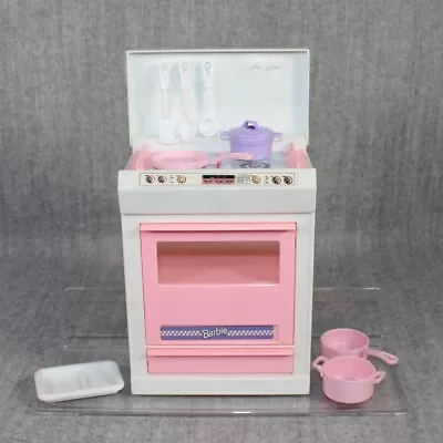 Buy BARBIE MATTEL Doll Vintage 1993 Kitchen 3-in-1 Cooking Center Stove Oven Set • 30.78£
