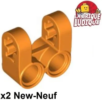 Buy Lego Technic 2x Axle Pin Connector Double Split Orange 41678 New • 2.36£
