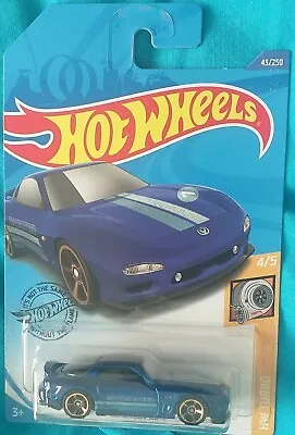 Buy Hot Wheels 2018 '95 Mazda Rx-7, Blue, Long Card . • 3.99£