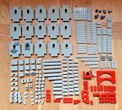 Buy Vintage Lego 6073 Knights Castle (Black Falcons) Wall Sections Bricks Incomplete • 50£