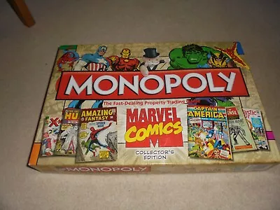 Buy Monopoly Marvel Comics Collectors Edition Complete • 5.99£