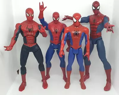 Buy Hasbro Disney Store Marvel SPIDER-MAN 4x Figure Bundle (2 With Sounds) 11.5-13  • 19.99£