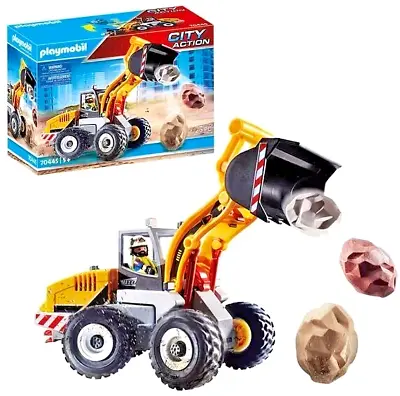 Buy Playmobil City Action Wheel Loader Kids Truck Construction Playset 70445 - New • 23.99£