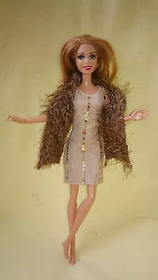 Buy Barbie Dolls Clothing 2pcs Set Fashionistas Party Outfit Glitter Dress Stole 45 • 4.26£