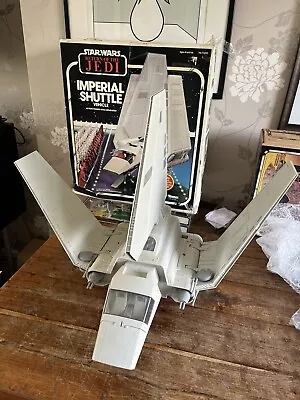 Buy Vintage Kenner Star Wars 1984 Imperial Shuttle Complete With Box • 895£
