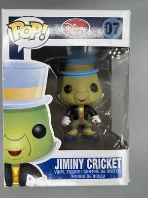 Buy Funko POP #07 Jiminy Cricket - Disney Pinocchio Damaged Box Rare With Protector • 67.49£